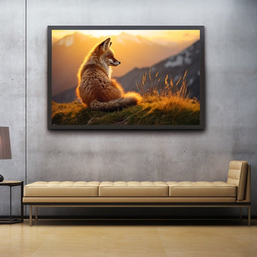 Realistic Fox Painting